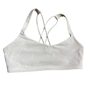 Lululemon Sports Bra Size 6 White